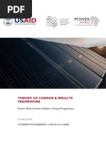 Power Africa Project Theory of Change - 2