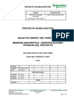 PE15-10064-InG-InF-0010 Memoria Descriptiva - Especificaciones Técnicas Del Proyecto Rev. A