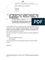 Carta #013 Carta Informe Cambio de Ruta