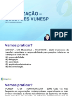 Aula 8 - Questões Vunesp