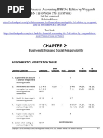 Financial Accounting IFRS 3rd Edition by Weygandt ISBN Solution Manual