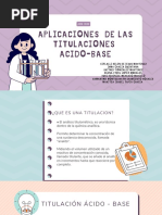 Apliaciones de Las Titulaciones Acido Base