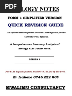 Form 1 Bio Simplified Notes