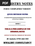 f3 Chemistry Simplified Notes SP