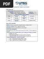 Taller Unidad 2 Emprendimiento e Innovacion