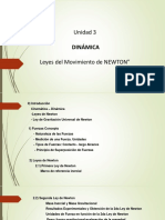 31 Presentacion Unidad 3 Dinamica. Leyes Del Movimiento de Newton. PG