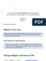 Teorias de Enfermerã A Aplicadas Al Cuidado Del Niã o