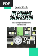 The Saturday Solopreneur Newsletter Vol 01 2022