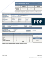 Condiciones para La Prestación Del Servicio No. de Solicitud de Servicio 1402449513