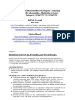 Intentional Interviewing and Counseling Facilitating Client Development in A Multicultural Society 8th Edition Ivey Zalaquett Solution Manual