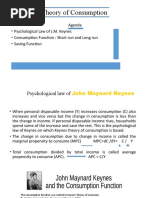 Theory of Consumption FINAL