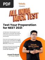 Test Your Preparation For NEET 2021: Anand Prakash