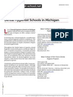 Dental Hygienist Schools in Michigan