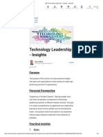 Technology Leadership - Insights