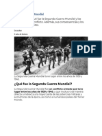 Historia Segunda Guerra Mundial