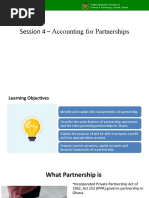 Session 4 - Partnership Accounts