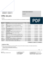 Offre de Prix Groupe Benlhou New Prefa