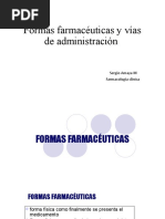 Formas Farmaceìuticas y Viìas de Administracioìn