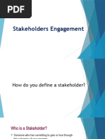 Stakeholder Engagement