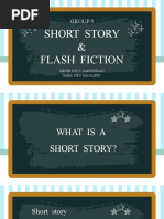 GROUP 5 - Short Story and Flash Fiction