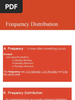 Frequency Distribution