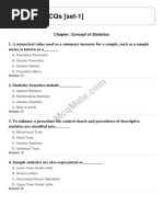 Statistics Set 1