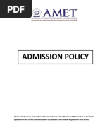 Admission Policy 1