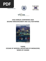 Easa 2023 Second Announcement Call For Papers