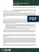 FAQs - Regulation On Affordability of Health Goods and Services