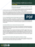 FAQs - Regulation On Safety, Equity, and Quality of Health Goods and Services