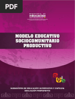 Modelo Educativo Sociocomunitario Productivo