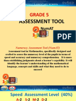 GRADE 5 NumAT Assessment TooL