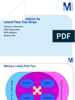 Design Considerations For Lateral Flow Test Strips