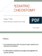 Pediatric Tracheostomy