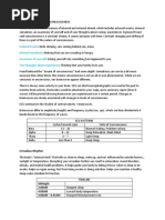 PSYC Consciousness Notes