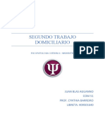 Trabajo Domiciliario 2 - Psicopatología