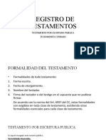 Registro de Testamentos