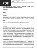 Interpretación 2.0 Del Sistema Normativo Concursal Argentino