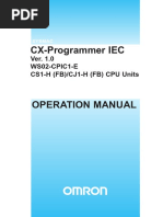 W427 E1 01+WS02 CPIC1 E+CxProgrammer IEC Operation - Manual