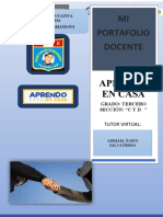 Portafolio Docente Curso de C y T Del 3ro C y D