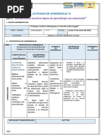 ACTIVIDAD 10 Conocemos Sobre El Dengue y La Fiengre Chicungunya