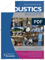 Acoustics: Bulletin