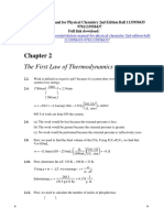 Physical Chemistry 2nd Edition Ball Solution Manual