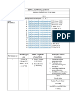 Berita Acara Praktikum (BAP) Studio Proses Perencanaan RB 1