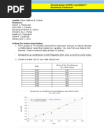 Group Activity Regression and Correlation