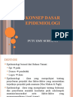 Konsep Dasar Epidemiologi