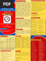 ICMMSA Mathematics Brochure