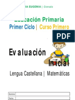 Cuadernillo Evaluación Inicial Ciclo 1