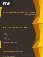 Storage Handling and Dispensing of CNG: As Per T4S Guildlines-2020