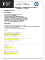 03 - 18CEC208T - ENVIRONMENTAL ENGINEERING AND DESIGN - QB - CT3 - Unit 4 and 5